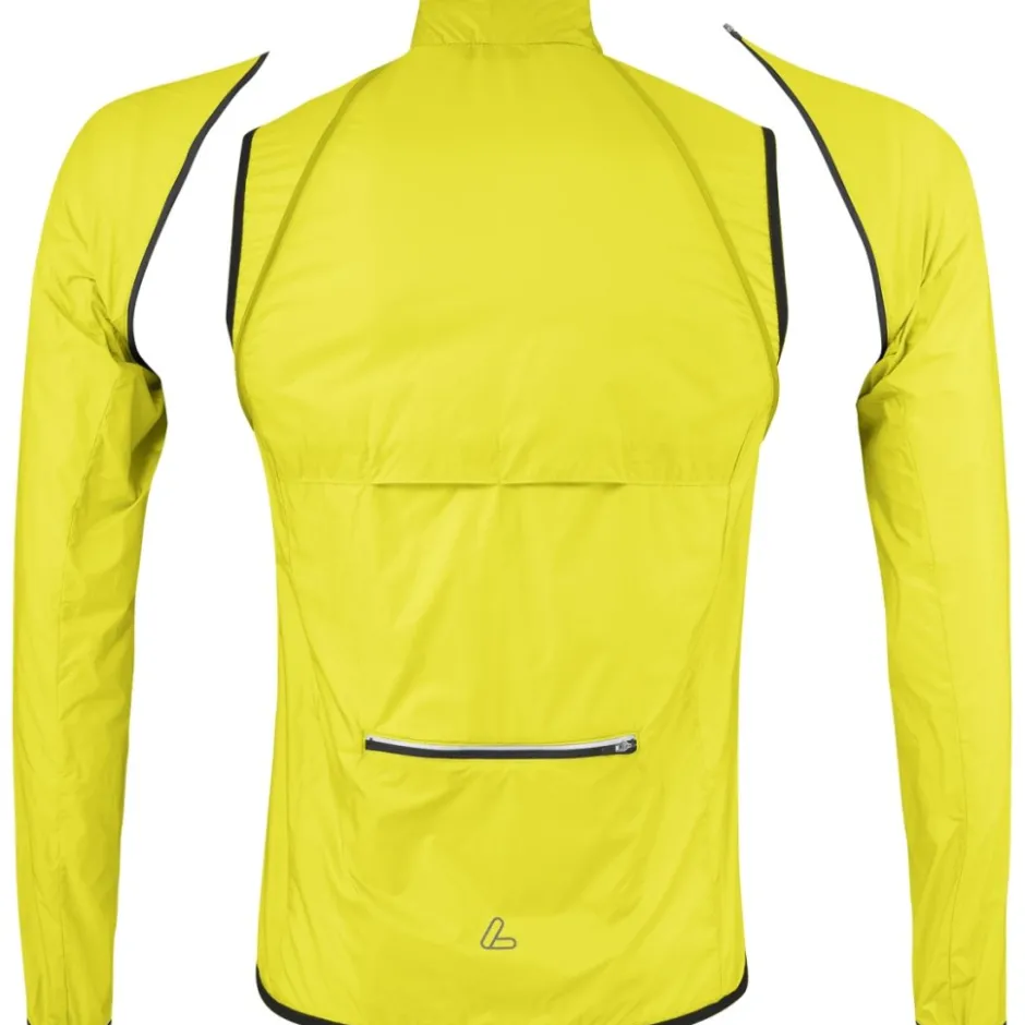 Windjacks|Vesten < Löffler Windshell Zip-Off Fietsjas heren - lemon 2