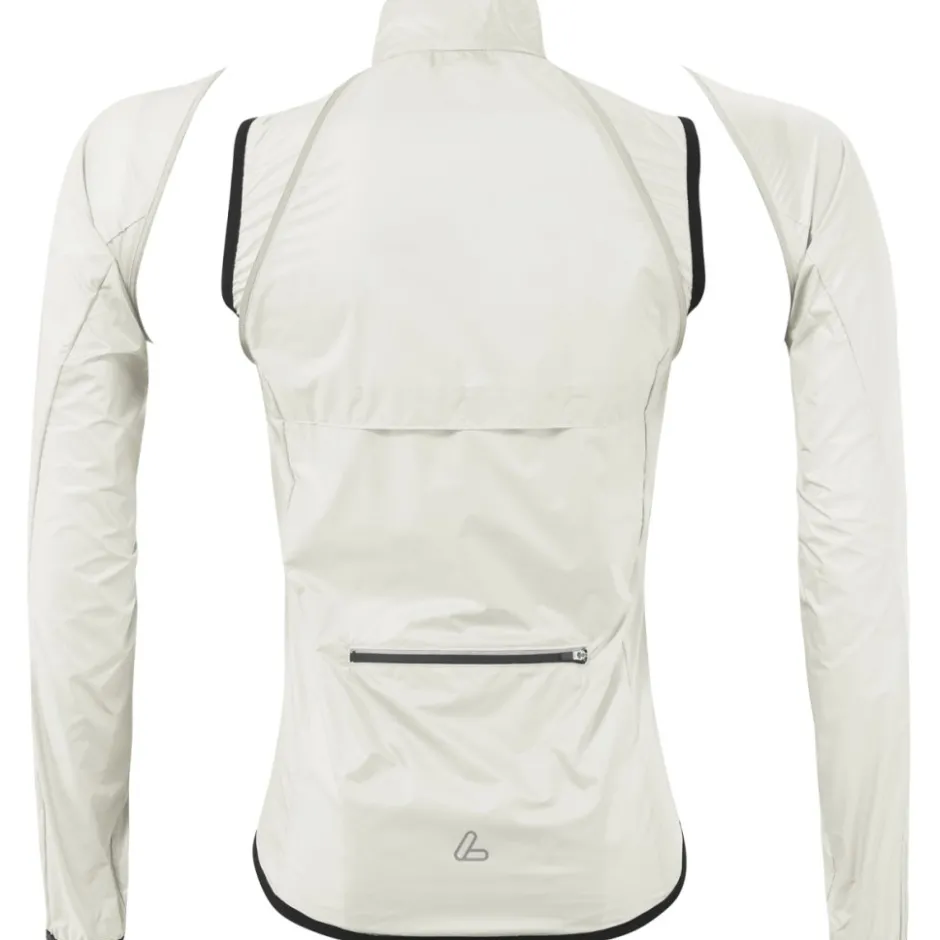 Windjacks|Vesten < Löffler Windshell Zip-Off Fietsjas dames - creme white 104
