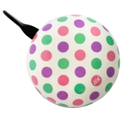 Bellen < Liix Ding Dong Bell fietsbel - Polka Big Dots Pastel Mix