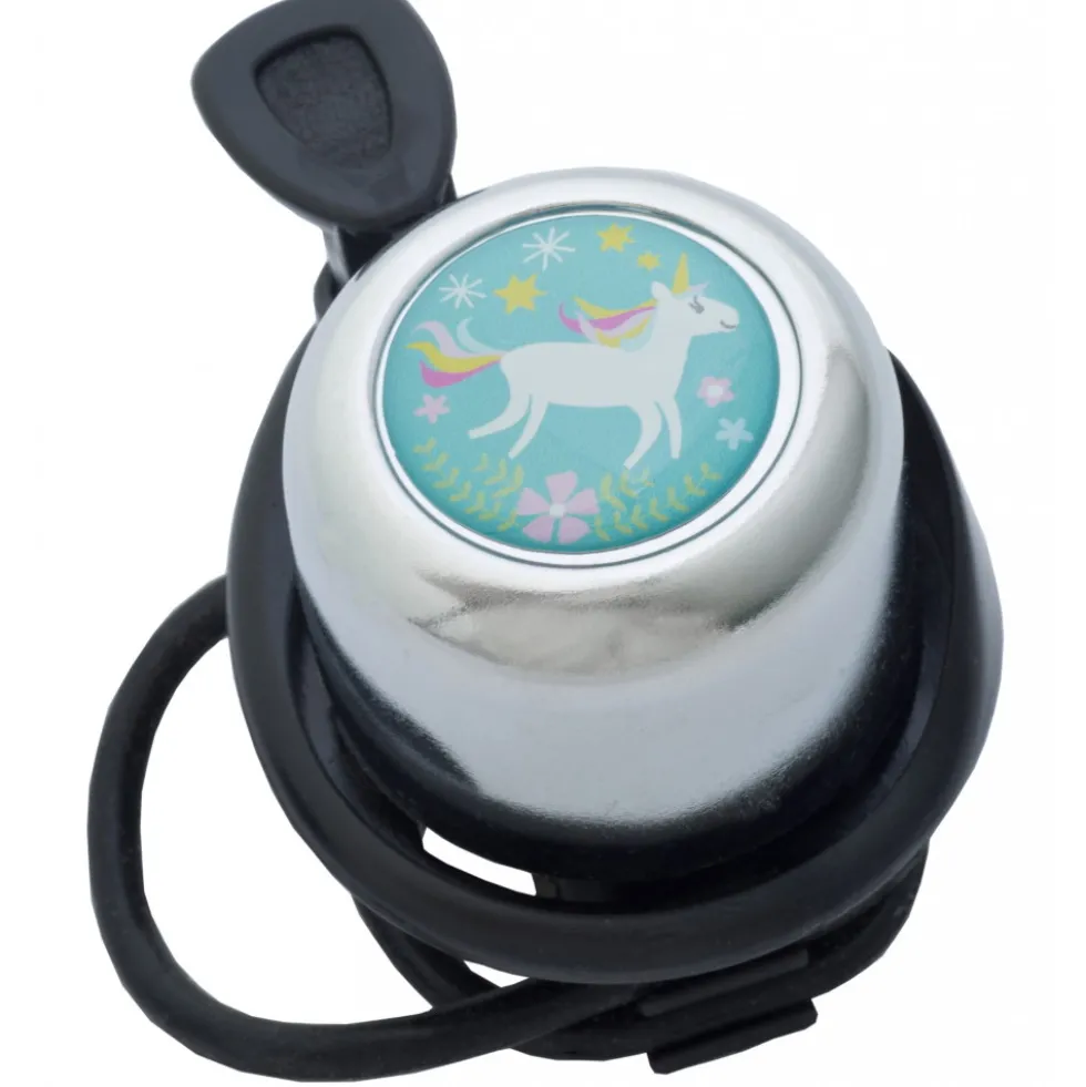 Liix Scooter Bell fietsbel - Happy Unicorn Chrome