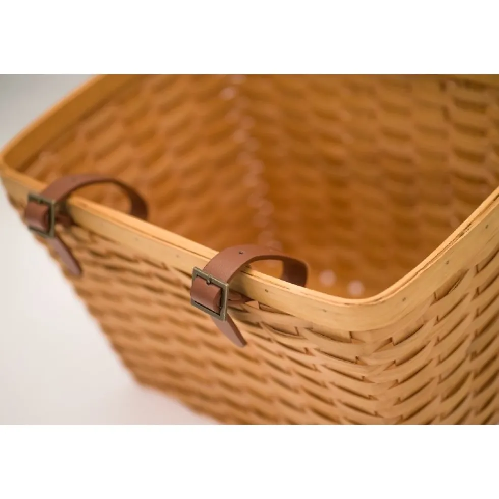 Liix Woven Wooden Basket - Bike Basket