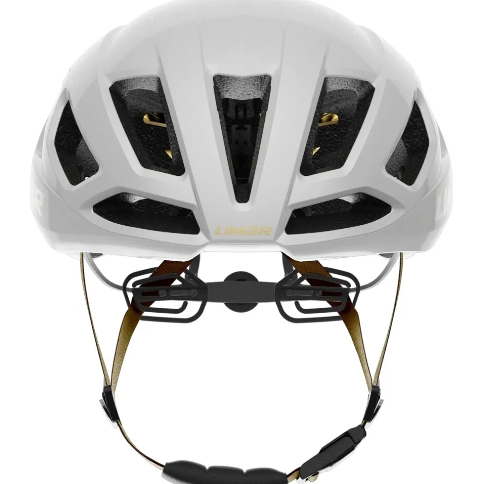 Limar Air Atlas White & Black Series Fietshelm - Ice White Gold