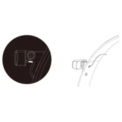 Litemove TS-FD LED Rear Light for E-Bikes - Fender mount