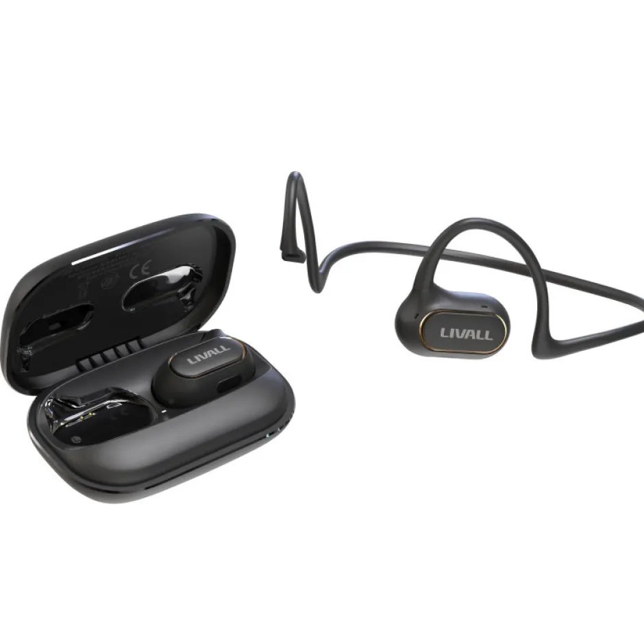 Sport Oordopjes < Livall LTS 21 Pro OpenEar Hoofdtelefoon - zwart