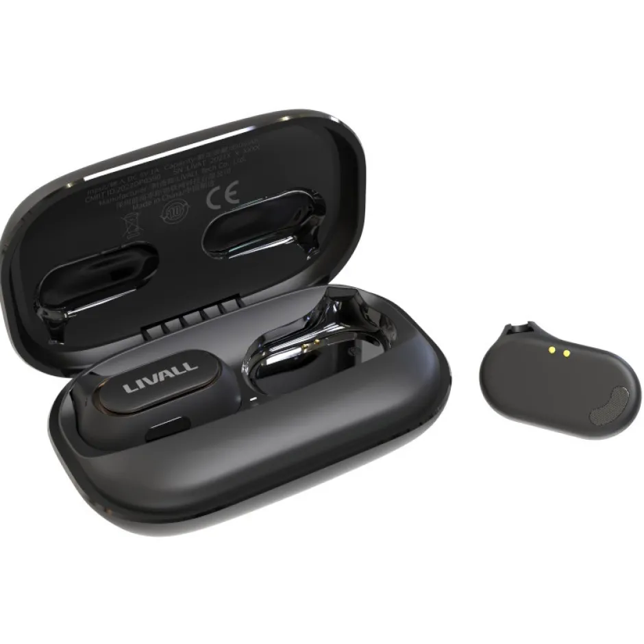 Sport Oordopjes < Livall LTS 21 Pro OpenEar Hoofdtelefoon - zwart