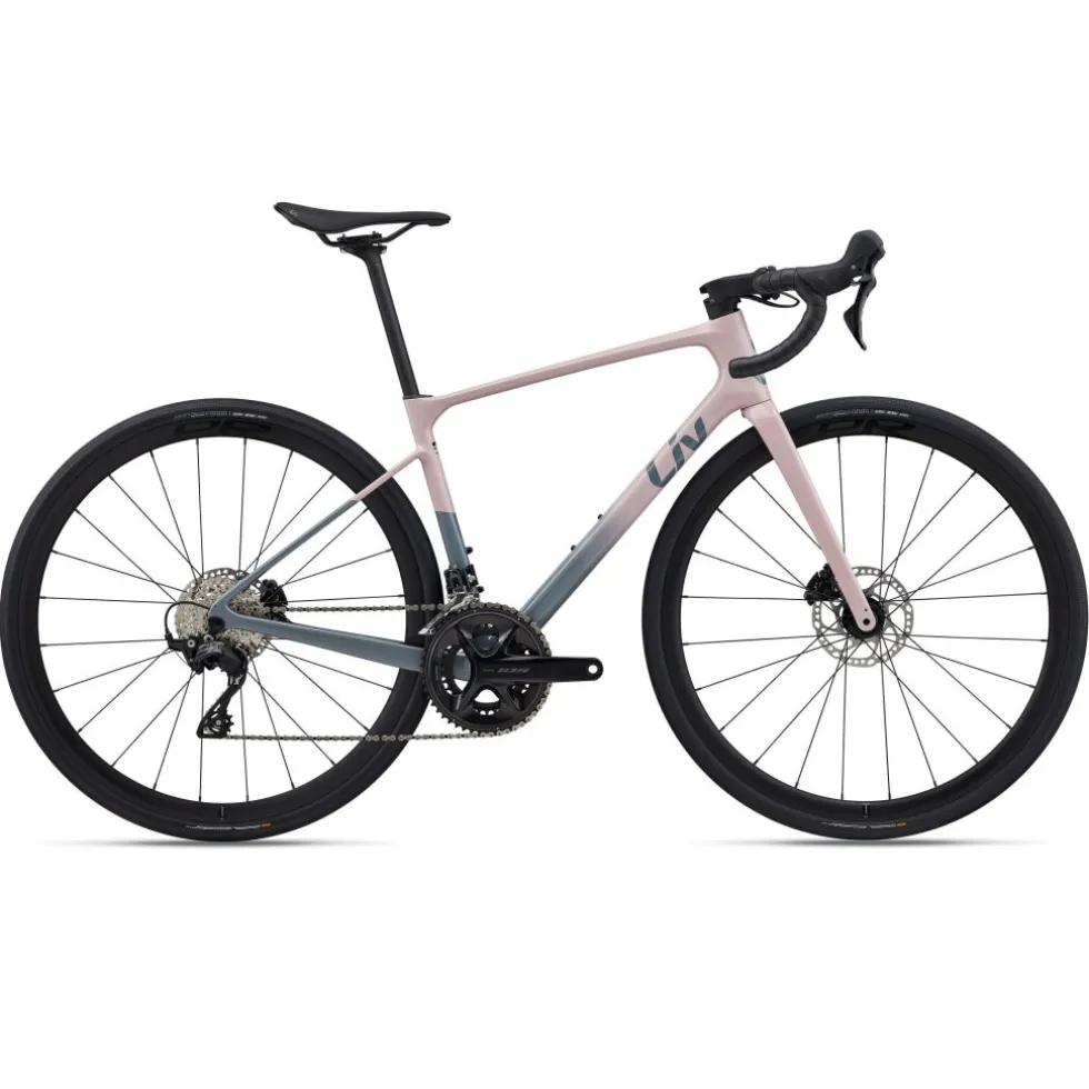 Liv AVAIL ADVANCED 2 - Dames Carbon Racefiets - 2026 - RosyBrown/OceanStorm
