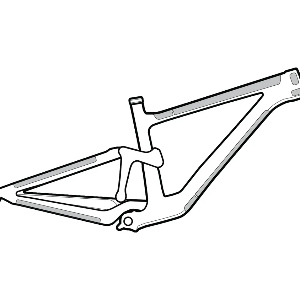 Lizard Skins Frame Wrap Beschermfolie voor het Frame - Frame Kit - clear