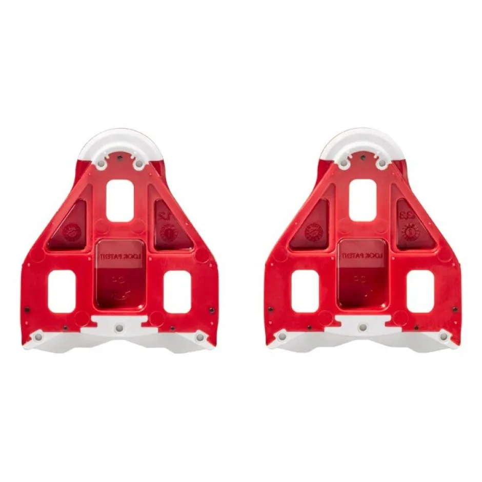 Schoenplaatjes < LOOK Delta Grip Fitness Schoenplaatjes - rood