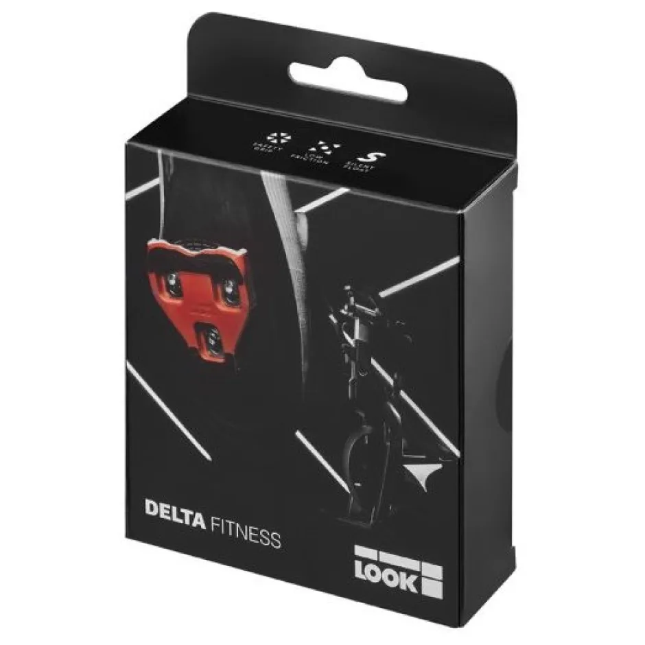 Schoenplaatjes < LOOK Delta Grip Fitness Schoenplaatjes - rood
