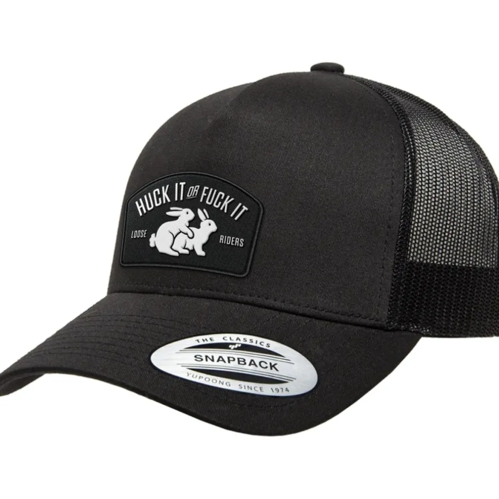 Loose Riders YP Classic Trucker Cap - Huck It Black
