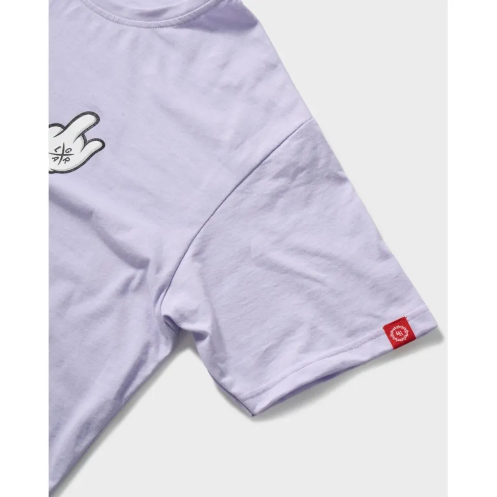 Loose Riders Graphic Tech T-Shirt Heren - Shred Mauve