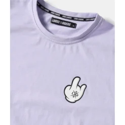 Loose Riders Graphic Tech T-Shirt Heren - Shred Mauve