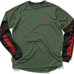 Loose Riders Tech Shirt met lange mouwen voor heren - Shutter TWRF Green
