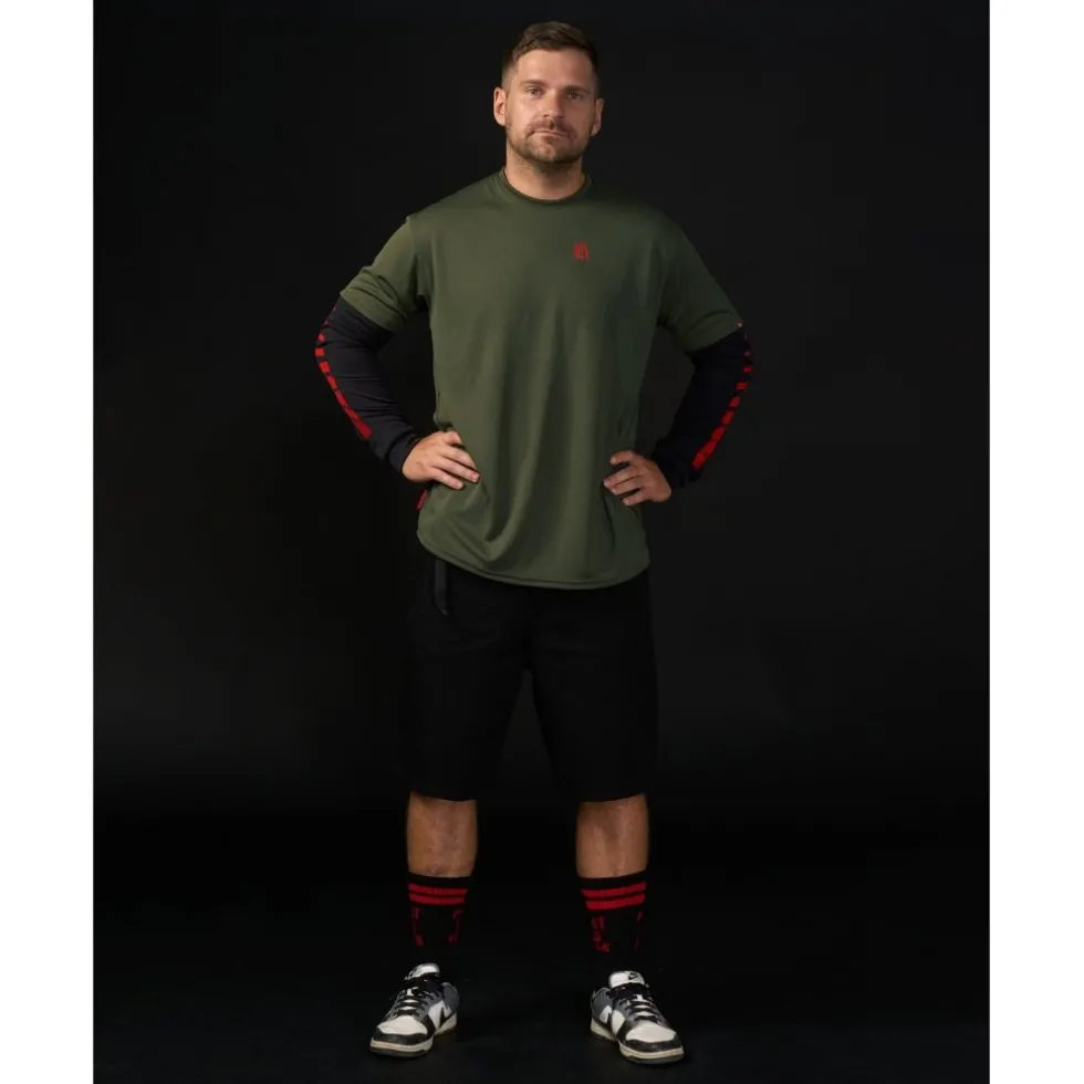 Loose Riders Tech Shirt met lange mouwen voor heren - Shutter TWRF Green