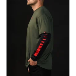 Loose Riders Tech Shirt met lange mouwen voor heren - Shutter TWRF Green