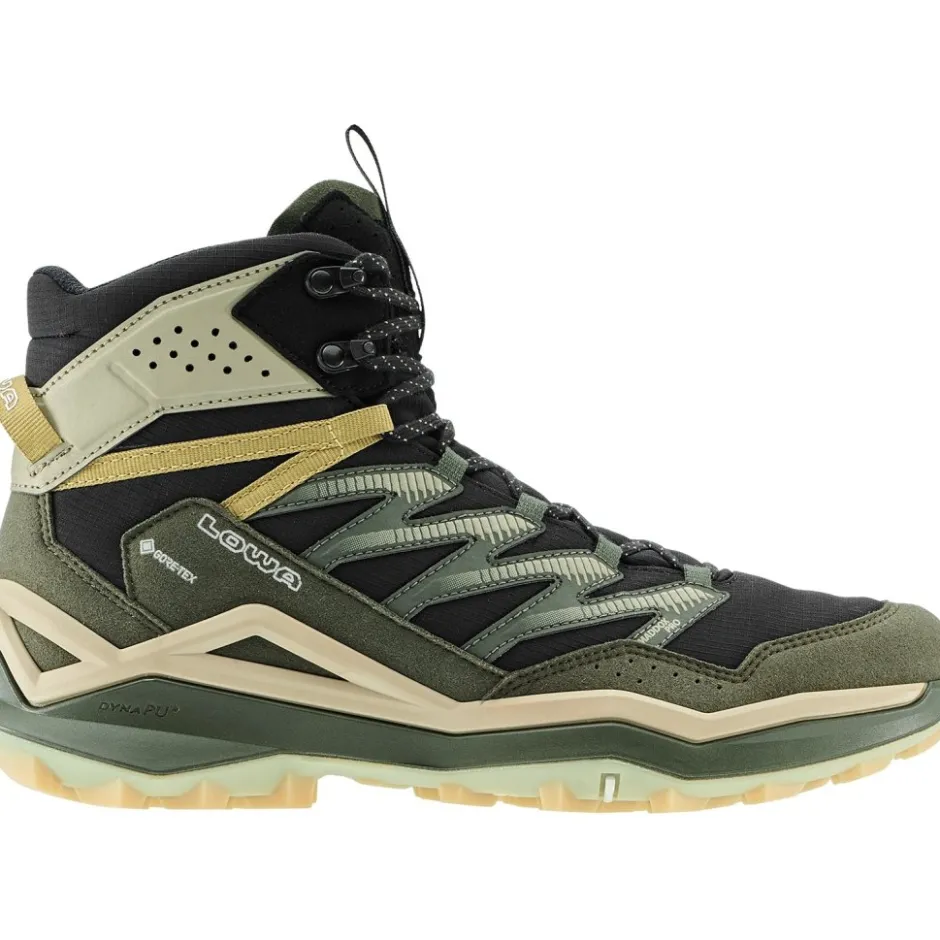 Wandelschoenen|Wandelschoenen < LOWA Maddox Pro GTX Mid Wandelboots Heren - zwart/olijf