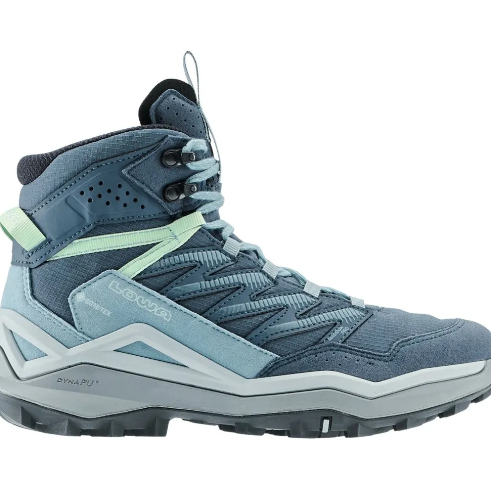 LOWA Maddox Pro GTX Mid Wandelboots Dames - smoke blue/slate blue