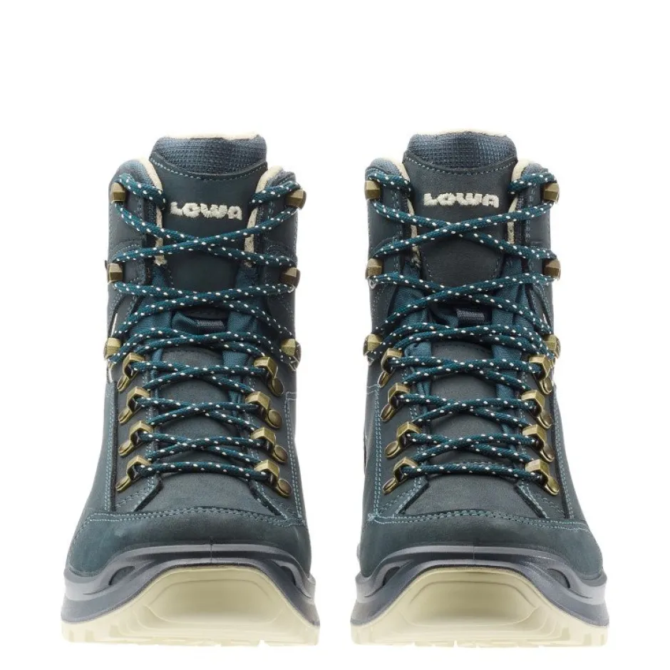 Wandelschoenen|Wandelschoenen < LOWA Renegade Evo GTX Mid Wandelboots Dames - slate blue/dune