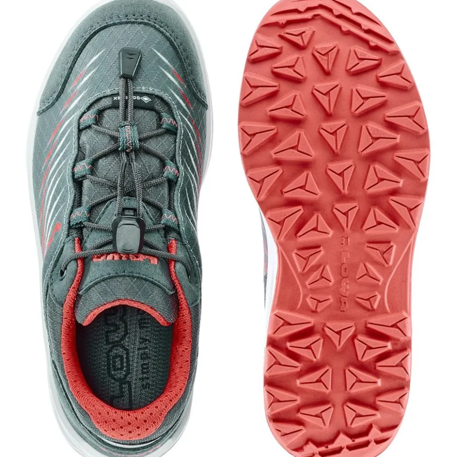 Wandelschoenen|Wandelschoenen < LOWA Zirrox II GTX Lo Schoenen Kinderen - graphite/coral (Maat 27-35)