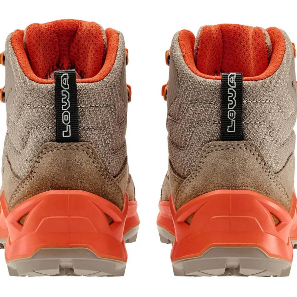 LOWA Maddox Pro GTX Mid Schoenen Kinderen - dune/flame (Maat 28-35)