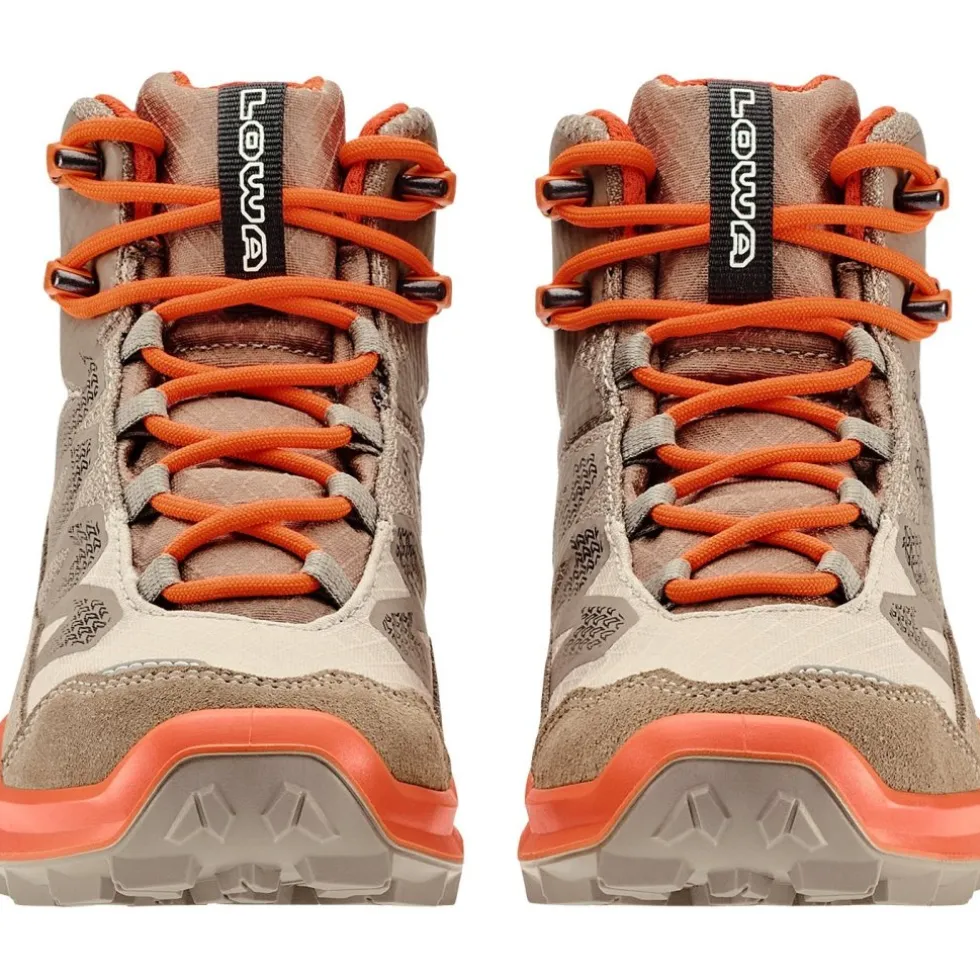 LOWA Maddox Pro GTX Mid Schoenen Kinderen - dune/flame (Maat 28-35)