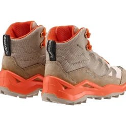 LOWA Maddox Pro GTX Mid Schoenen Kinderen - dune/flame (Maat 28-35)