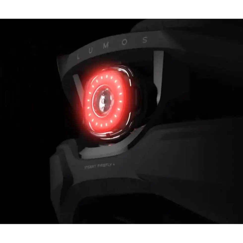 Lumos Ultra Fly MIPS Helm + Firefly Helmlicht - Phantom White