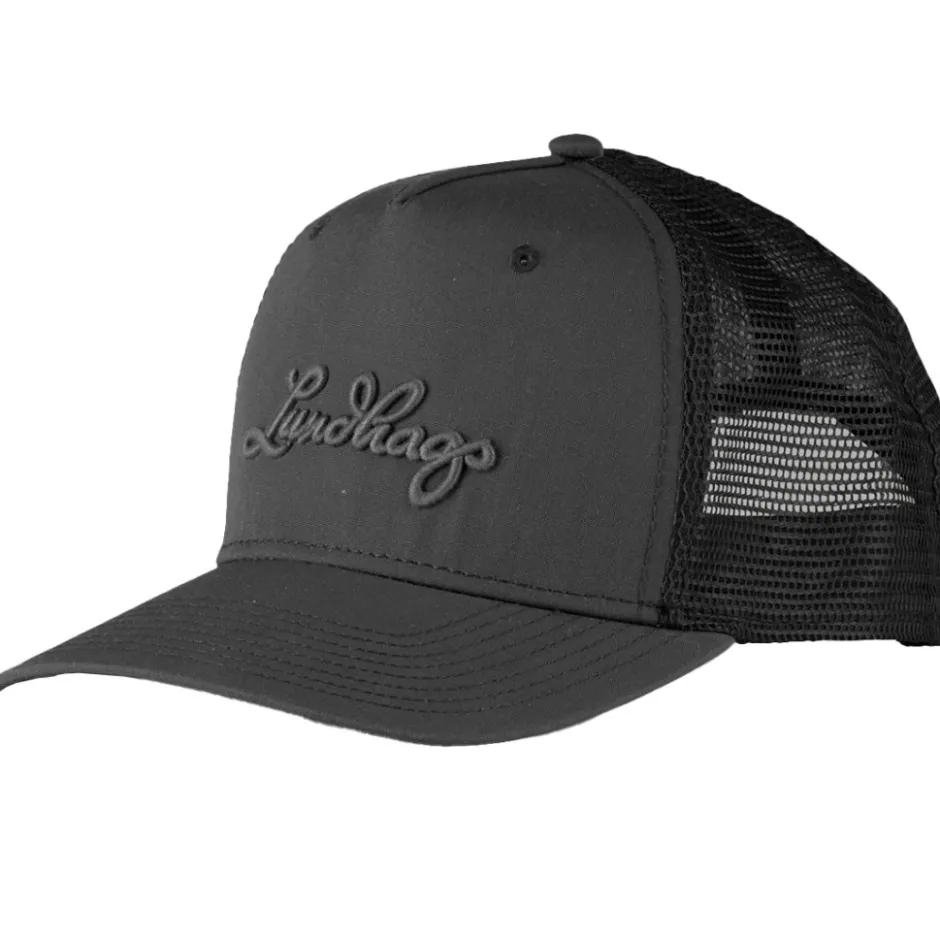 Mutsen < Lundhags Trucker Cap - Charcoal 890
