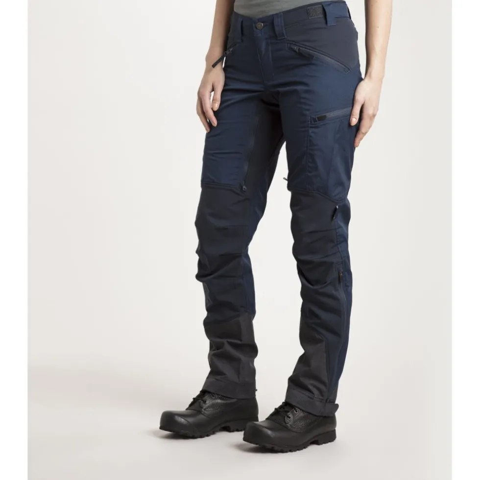 Lundhags Makke Wandelbroek Dames - Regular - Light Navy/Deep Blue 671