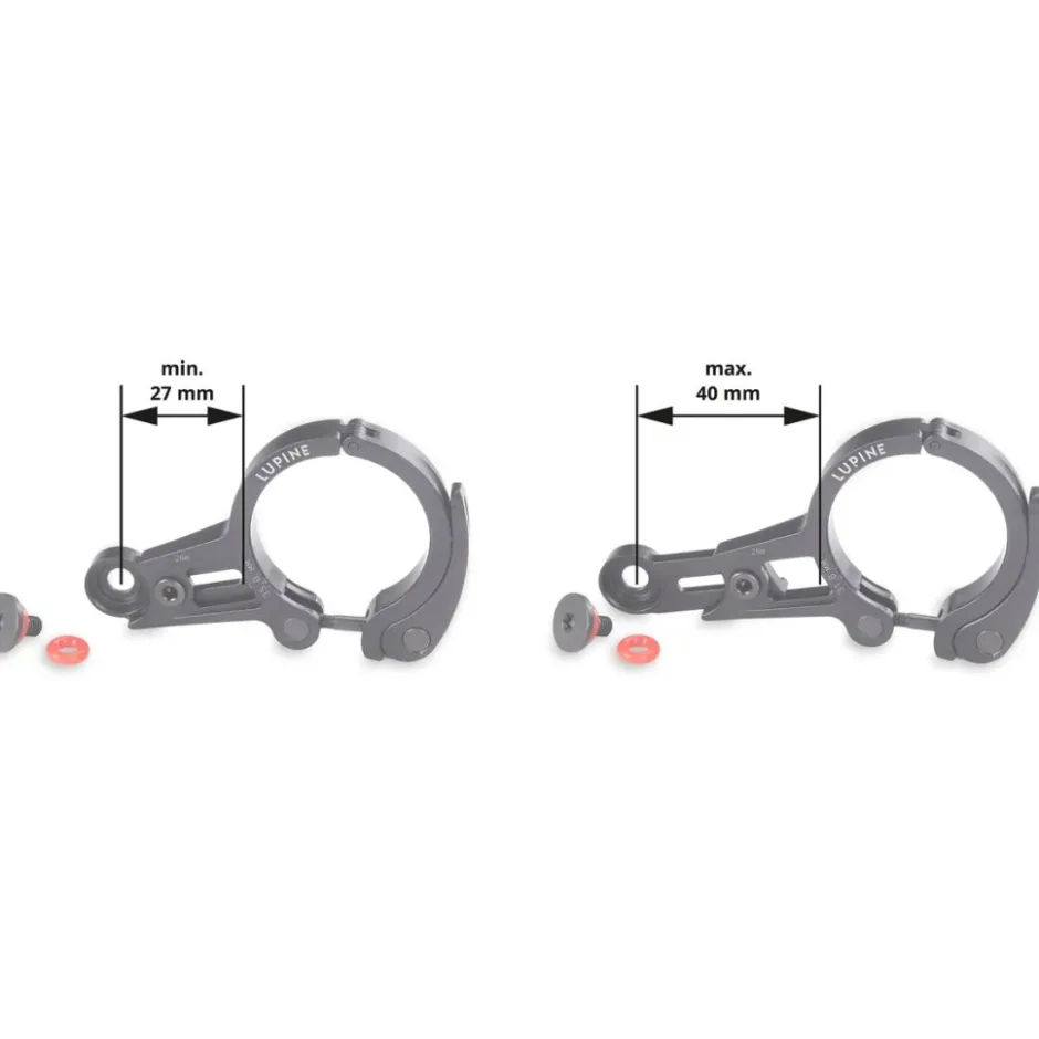 Verlichting Accessoires < Lupine Flexmount snelkoppeling stuurbevestiging - 31.8mm