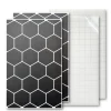 Verlichting|Reflectoren < Luxshield Reflecterende Sticker Hexagon - zwart