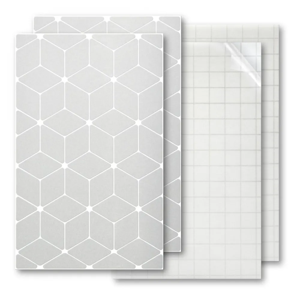 Luxshield Reflecterende Sticker Diamond - kleine - zilver