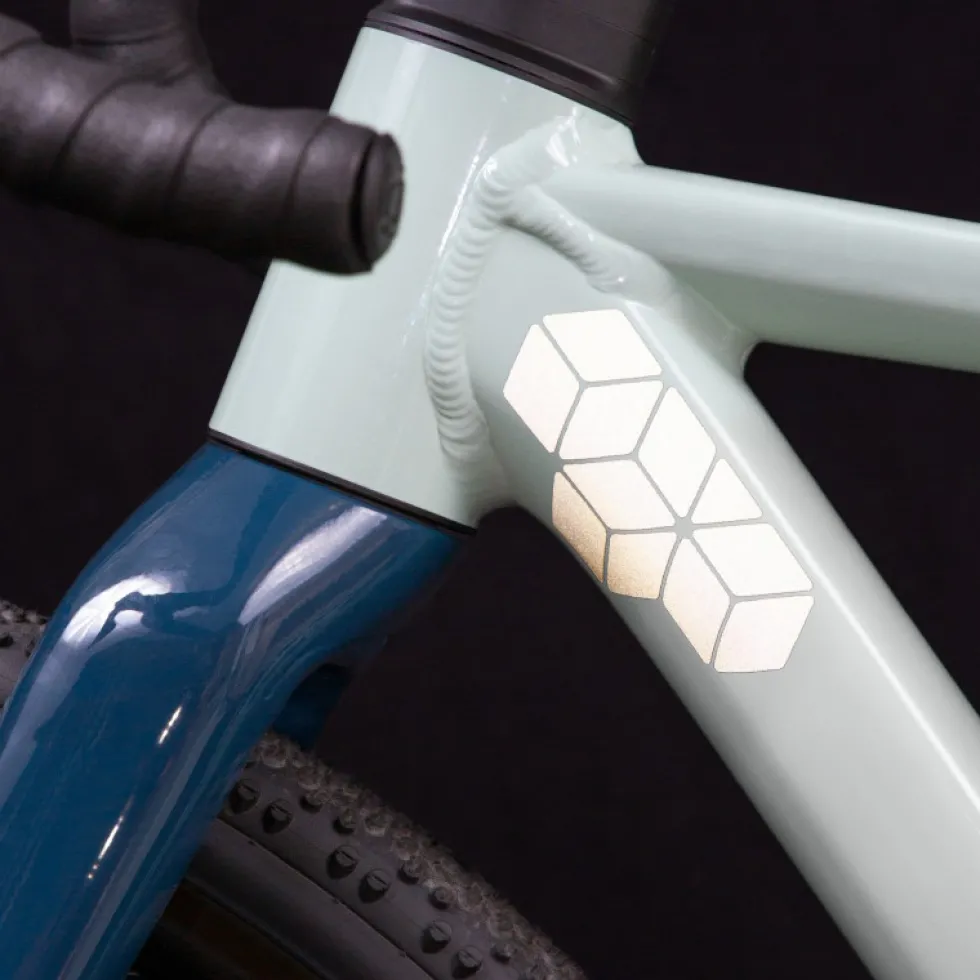 Luxshield Reflecterende Sticker Diamond - kleine - zilver