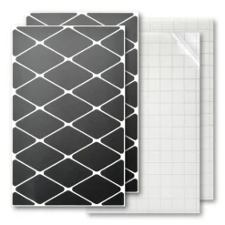 Luxshield Reflecterende Sticker Diamond - groot - zwart