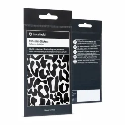 Verlichting|Reflectoren < Luxshield Reflecterende Sticker Leopard - zwart