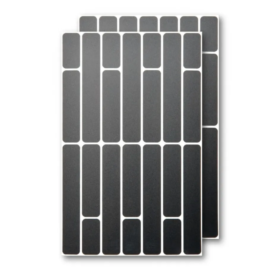 Verlichting|Reflectoren < Luxshield Reflecterende Sticker Stripes - zwart