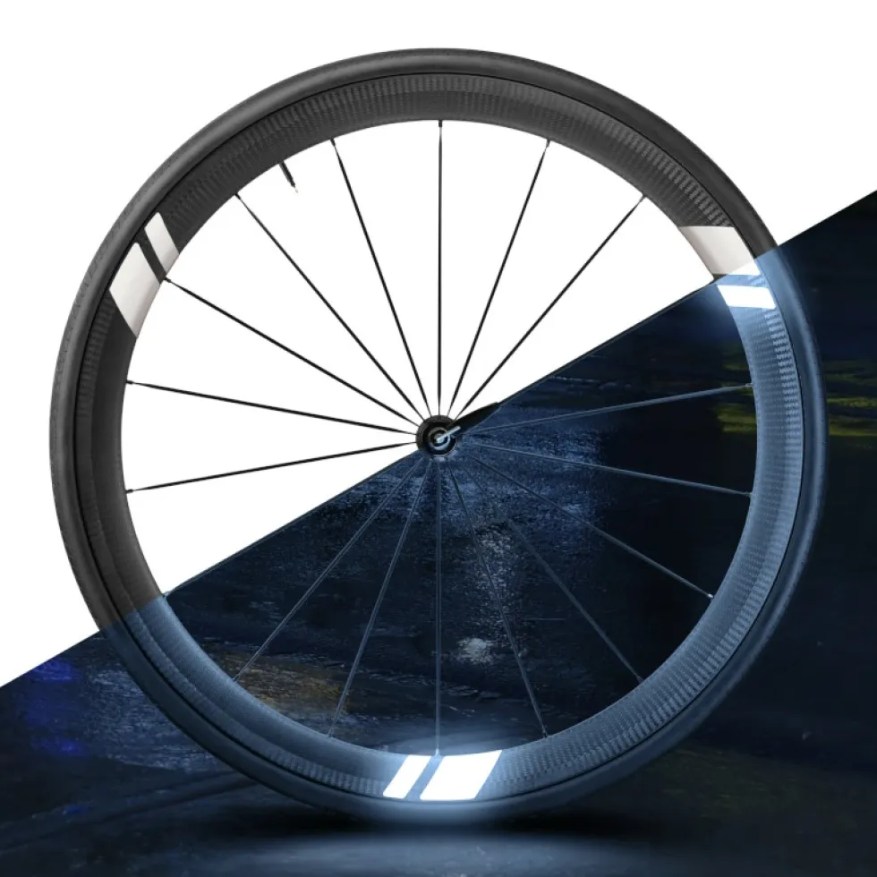 Luxshield Reflecterende Velgstickers Flash Arrow - 12 Stuks - zilver