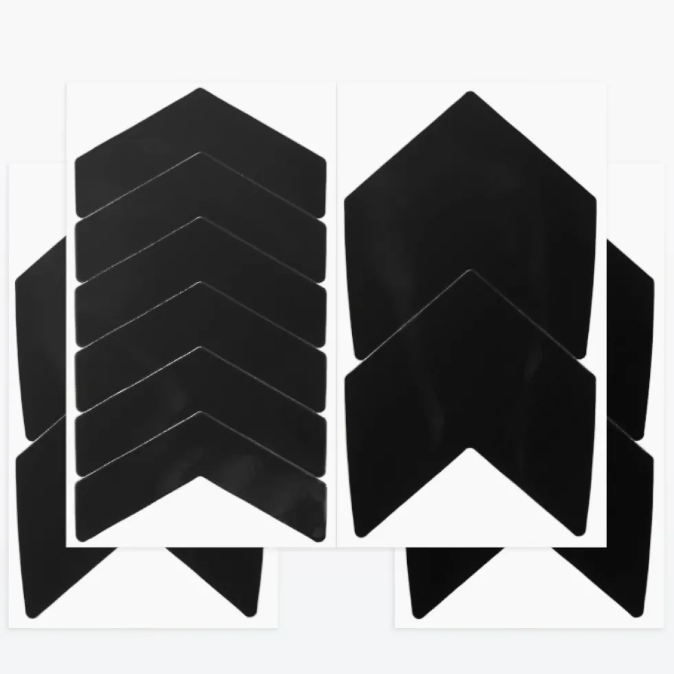 Luxshield Reflecterende Velgstickers Flash Arrow - 12 Stuks - zwart
