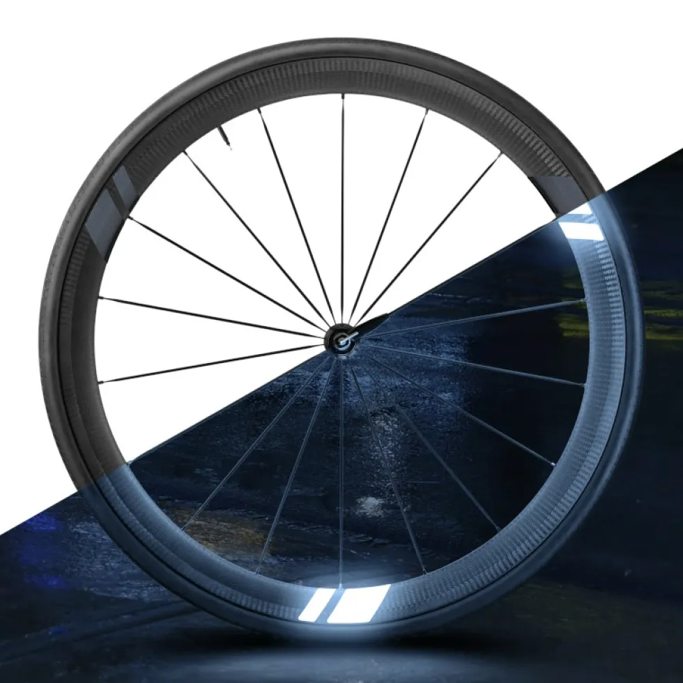 Luxshield Reflecterende Velgstickers Flash Arrow - 12 Stuks - zwart