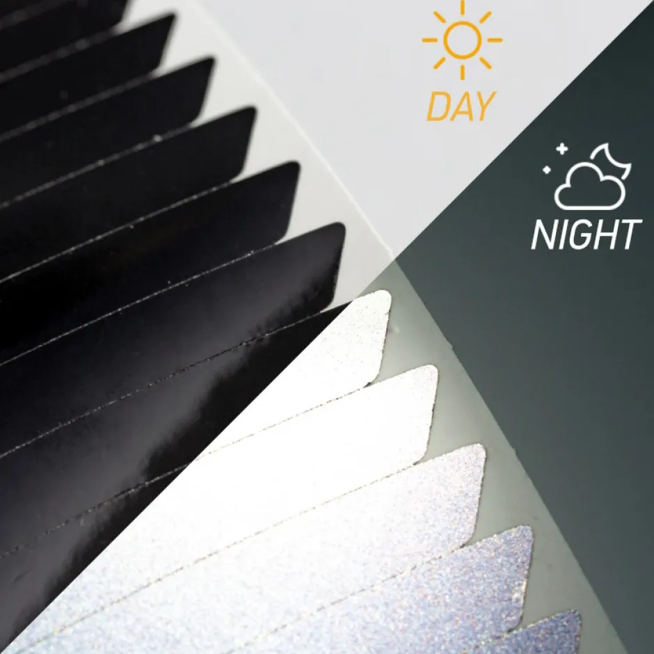 Verlichting|Reflectoren < Luxshield Reflecterende Velgstickers - 60 Stuks - zwart