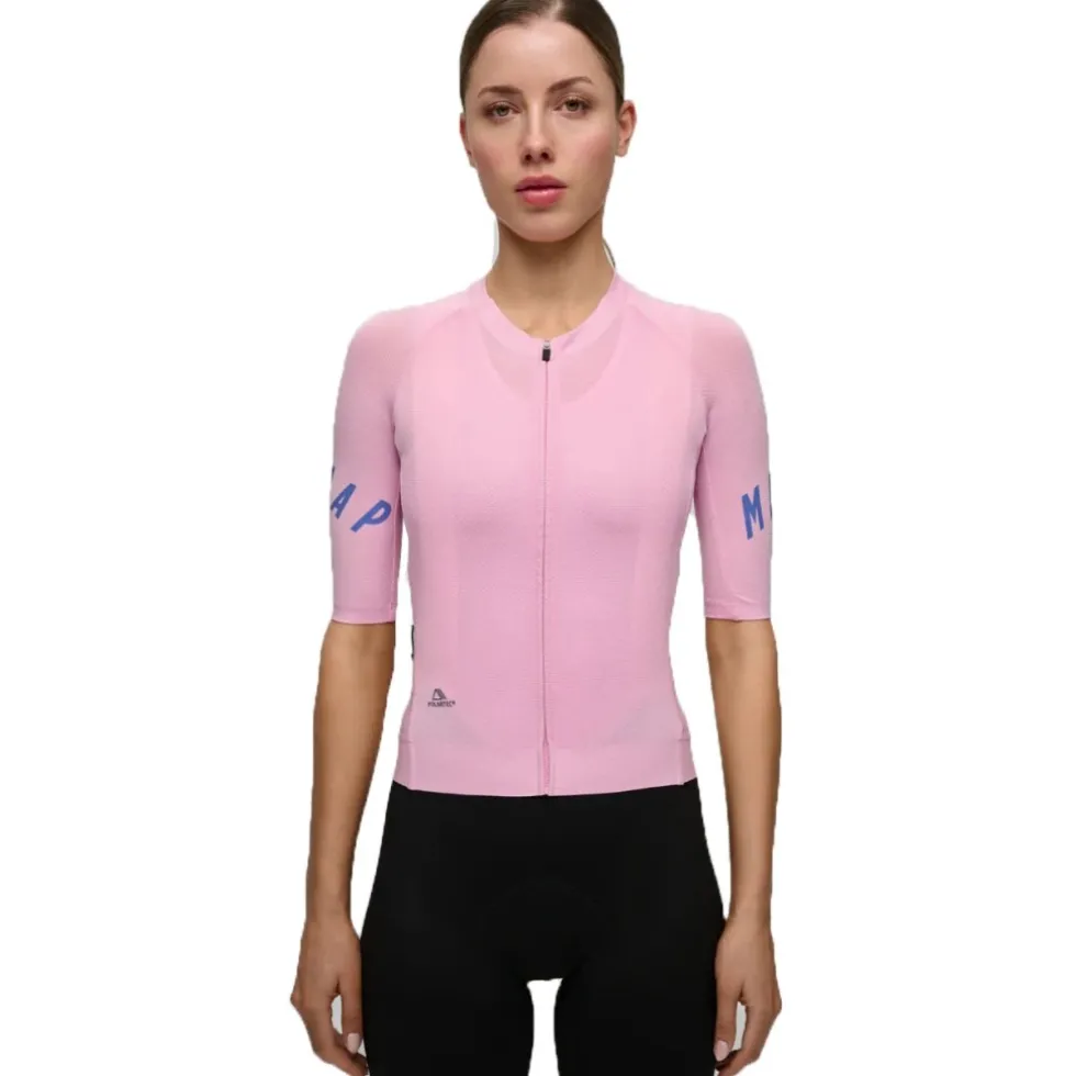 MAAP Aeon Fietsshirt met Korte Mouwen Dames - musk