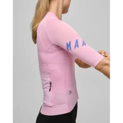 MAAP Aeon Fietsshirt met Korte Mouwen Dames - musk