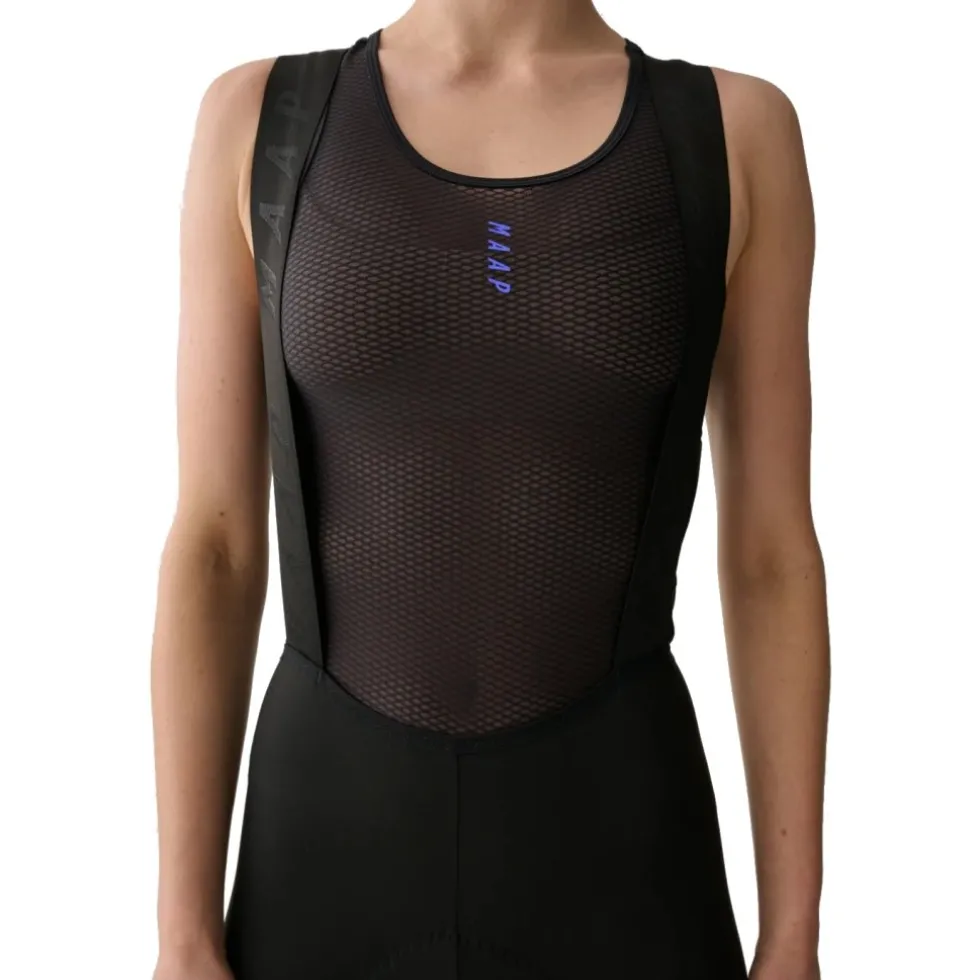 MAAP Aeon Fietsshort met Bretels Dames - black/black