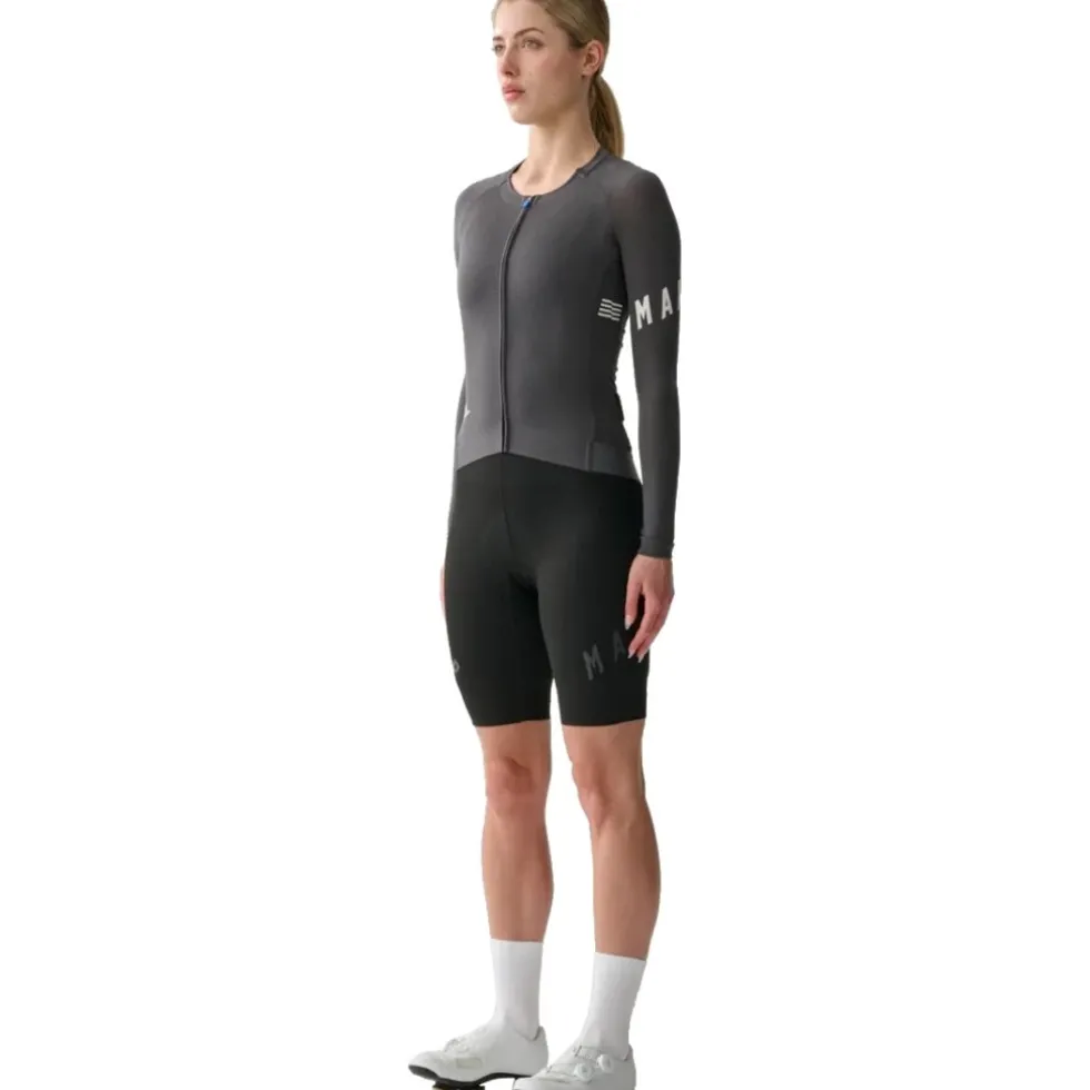 MAAP Aeon Fietsshort met Bretels Dames - black/black