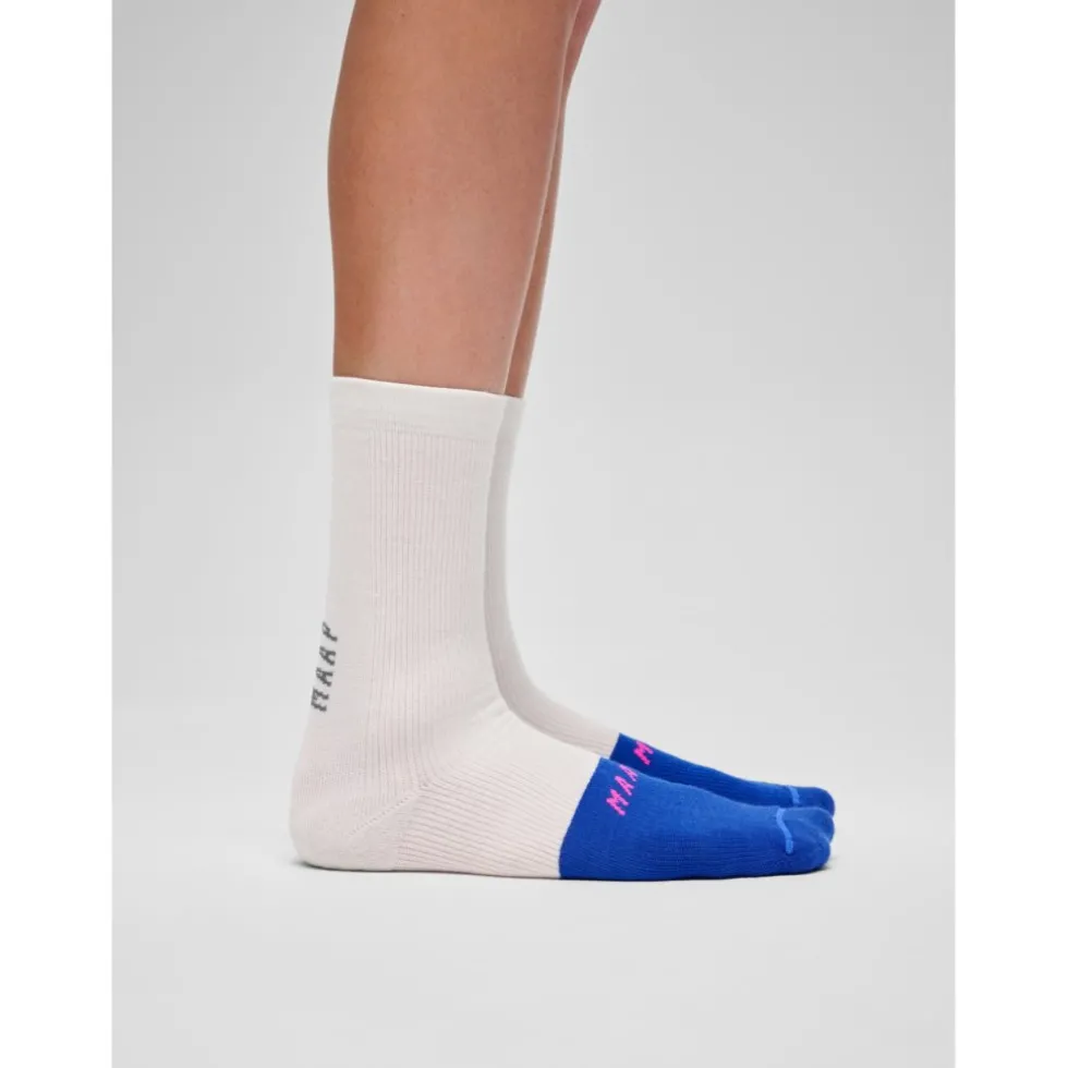 MAAP Division Merino Sokken - fog/rgb blue