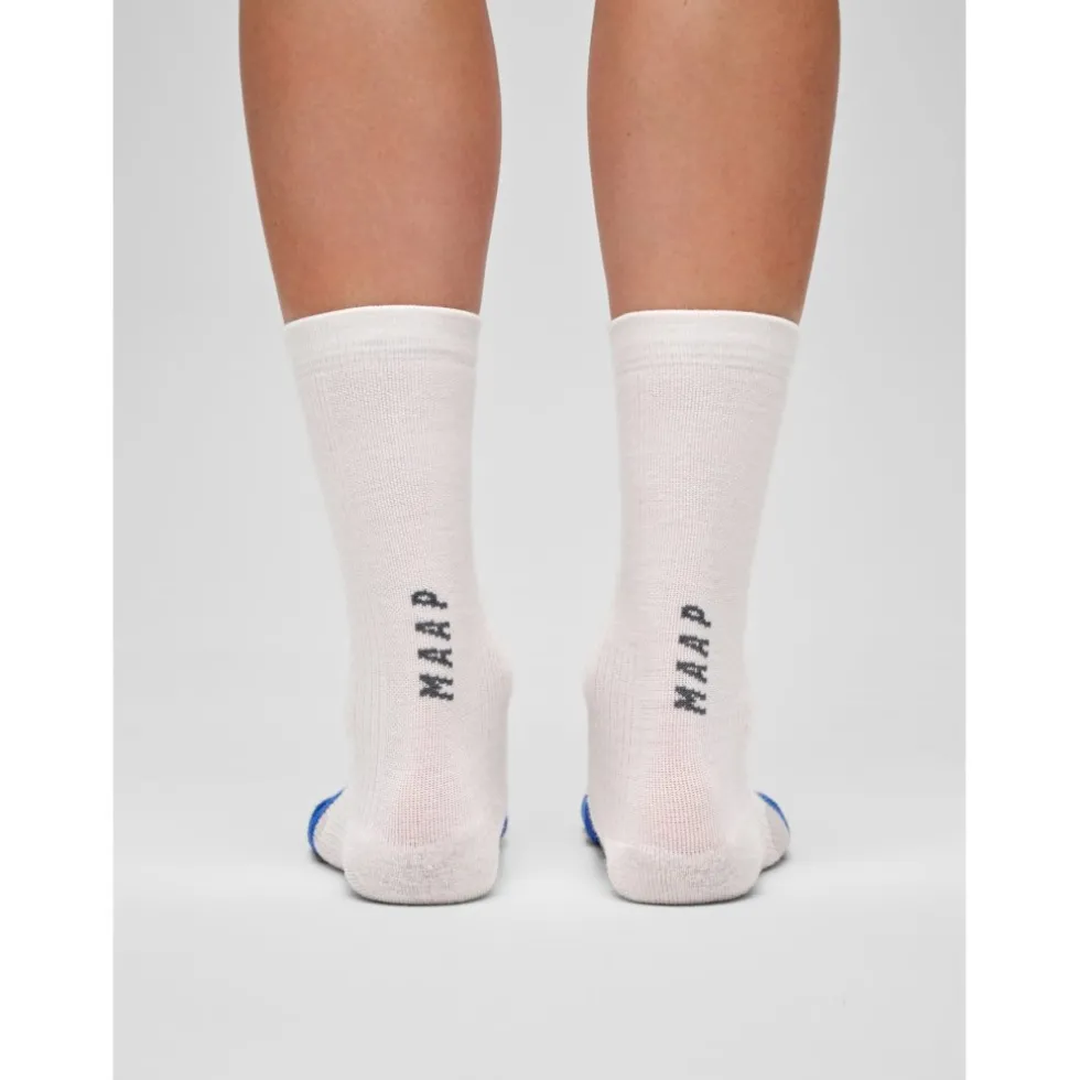 MAAP Division Merino Sokken - fog/rgb blue
