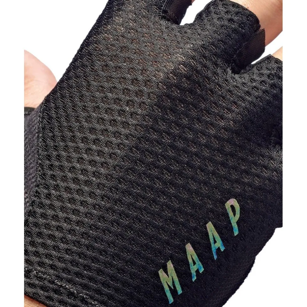 MAAP Echo Pro Base Race Handschoenen met Korte Vingers - zwart