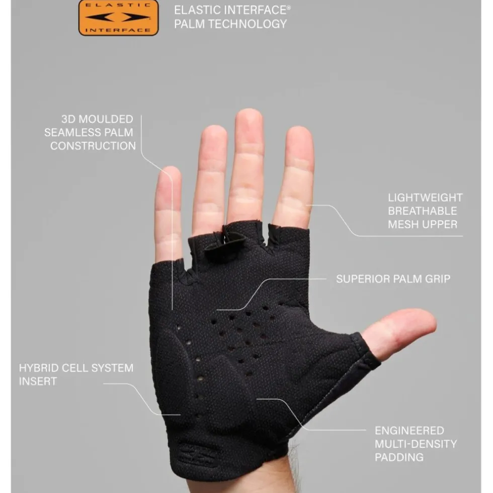 MAAP Echo Pro Base Race Handschoenen met Korte Vingers - zwart