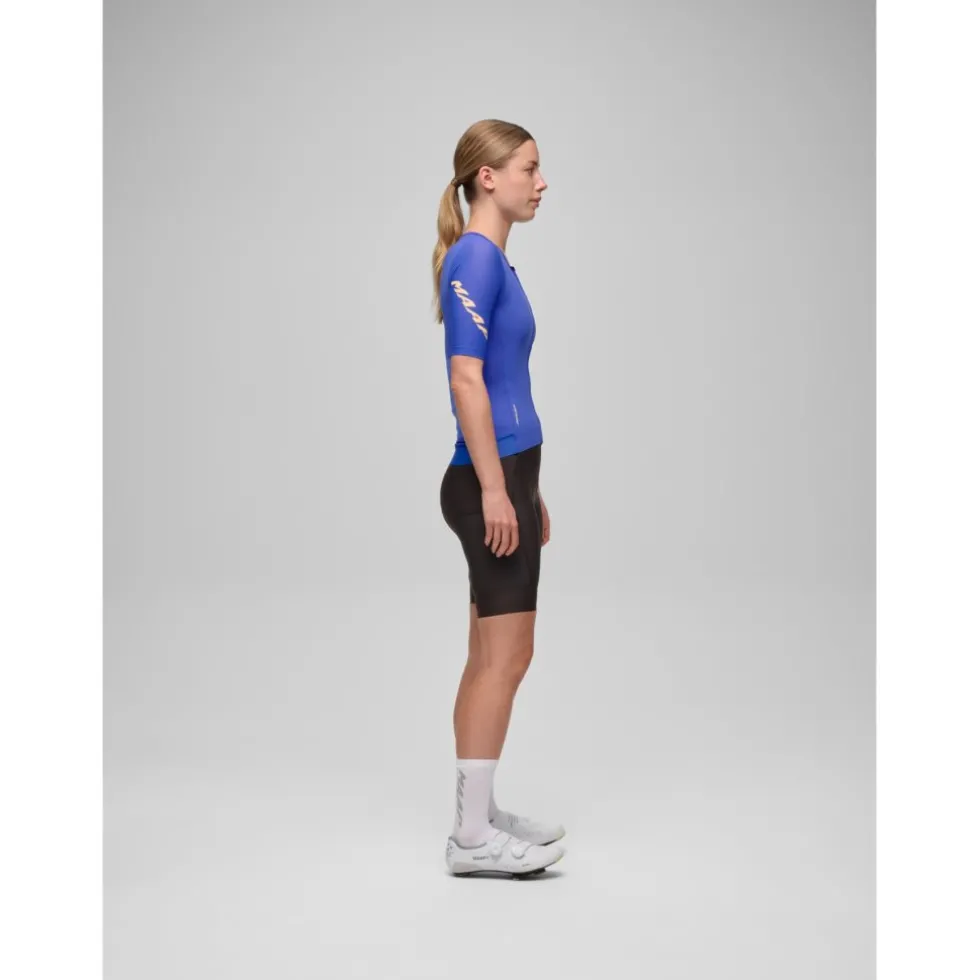 MAAP Emerge Fietsshirt met Korte Mouwen Dames - amparo blue