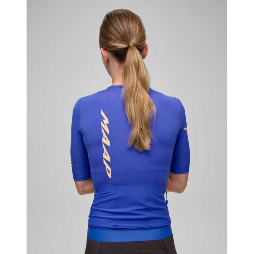 MAAP Emerge Fietsshirt met Korte Mouwen Dames - amparo blue